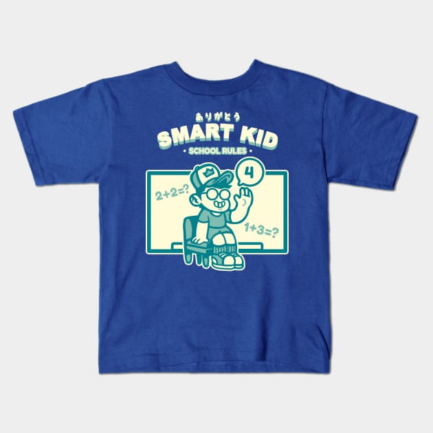 Smart Kid Kids T-Shirt by arigatodesigns